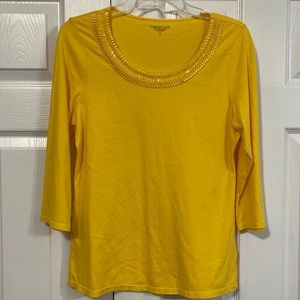 Size Small Coldwater Creek 3/4 Sleeve Blouse